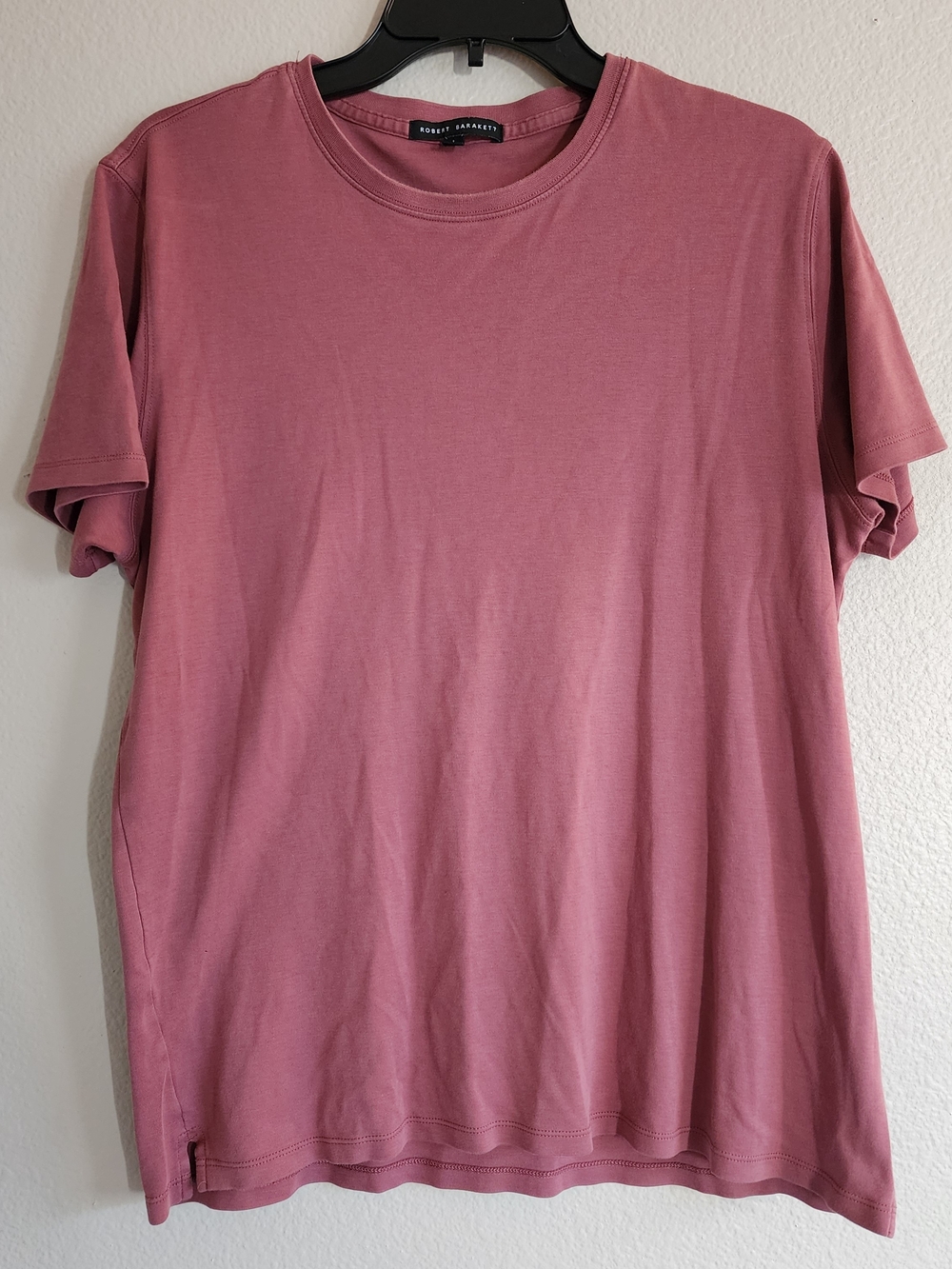 Robert Barakett 100% Pima Cotton The Barakett Tee Evening Pink Size Large
